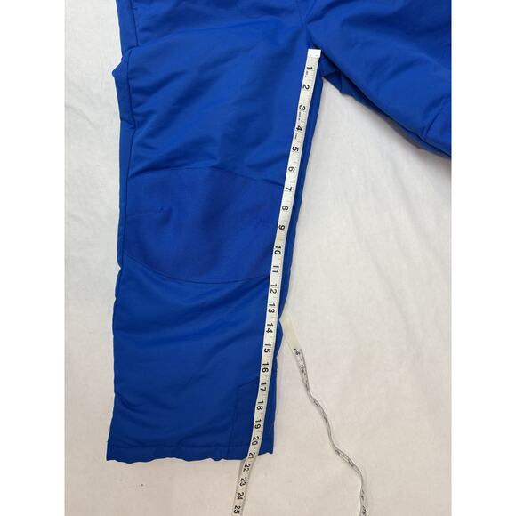Swiss Tech Snow Ski Suit Bib Overalls Pants Blue Adjustable Waist Kids Medium 8 - Picture 7 of 12